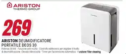 Trony Ariston deumidificatore portatile deos 30 offerta