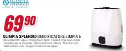 Trony Olimpia splendid umidificatore limpia 6 offerta
