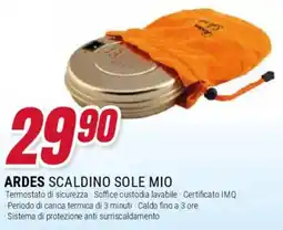 Trony Ardes scaldino sole mio offerta