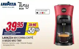 Trony Lavazza macchina caffè a modo mio tiny offerta