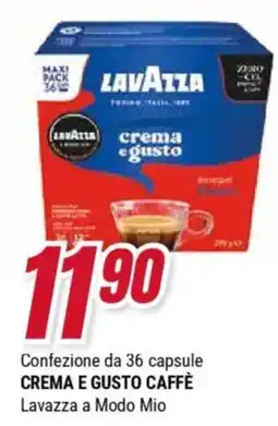 Trony Lavazza crema e gusto caffè offerta