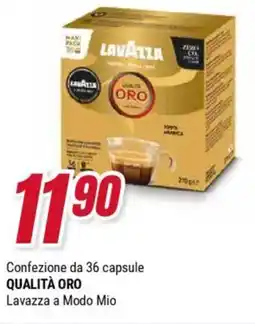 Trony Lavazza qualità oro offerta