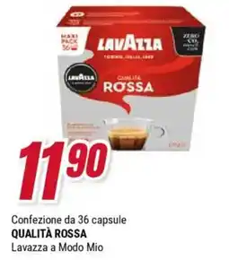 Trony Lavazza qualità rossa offerta