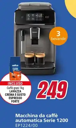 Trony Philips Macchina da caffè automatica Serie 1200 EP1224/00 offerta