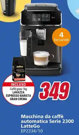 Trony Philips Macchina da caffè automatica Serie 2300 LatteGo EP2334/10 offerta