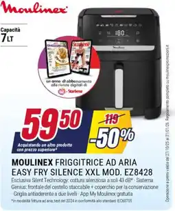 Trony MOULINEX FRIGGITRICE AD ARIA EASY FRY SILENCE XXL MOD. EZ8428 offerta