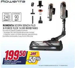 Trony ROWENTA SCOPA SENZA FILO X-FORCE FLEX 14.80 RH9B74WO offerta