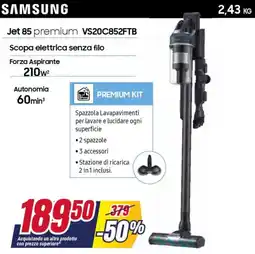 Trony SAMSUNG Jet 85 premium VS20C852FTB offerta