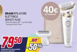Trony BRAUN EPILATORE ELETTRICO SE9-071 FLEX offerta