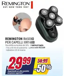 Trony REMINGTON RASOIO PER CAPELLI XR1600 offerta