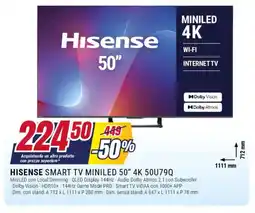 Trony HISENSE SMART TV MINILED 50" 4K 50U79Q offerta