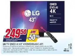 Trony LG TV QNED AI 43" 43QNED86A6C.API offerta