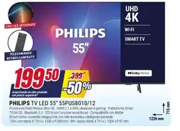 Trony PHILIPS TV LED 55" 55PUS8010/12 offerta