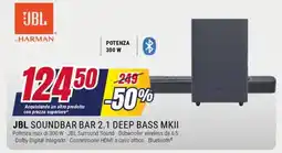 Trony JBL SOUNDBAR BAR 2.1 DEEP BASS MKII offerta