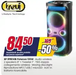 Trony Trevi XF 3150 KB Potenza 130W offerta