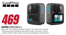 Trony Gopro hero max 2 offerta