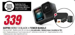 Trony Gopro hero 13 black + power bundle offerta