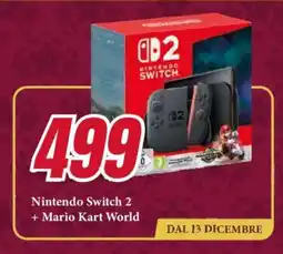 Trony Nintendo Switch 2 + Mario Kart World offerta