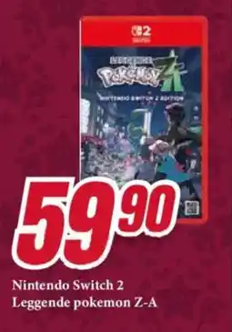 Trony Nintendo Switch 2 Leggende pokemon Z-A offerta
