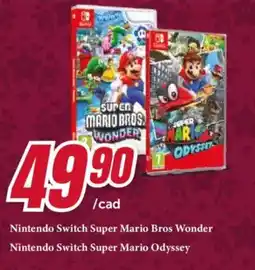 Trony Nintendo Switch Super Mario Bros Wonder e Super Mario Odyssey offerta