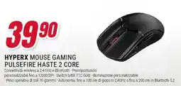 Trony Hyperx mouse gaming pulsefire haste 2 core offerta