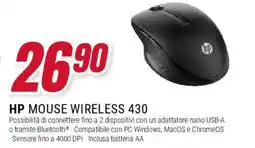 Trony Hp mouse wireless 430 offerta