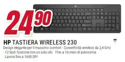 Trony Hp tastiera wireless 230 offerta