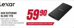 Trony Lexar SSD ESTERNO SL300 1TB offerta