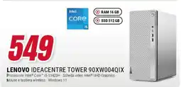 Trony LENOVO IDEACENTRE TOWER 90XW004QIX offerta