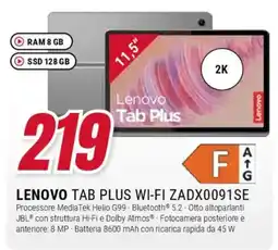 Trony LENOVO TAB PLUS WI-FI ZADX0091SE offerta