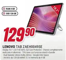 Trony LENOVO TAB ZAEH0049SE offerta