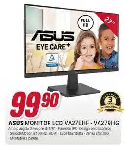 Trony ASUS MONITOR LCD VA27EHF - VA279HG offerta