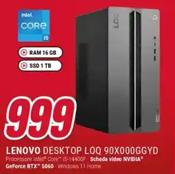 Trony LENOVO DESKTOP LOQ 90X000GGYD offerta