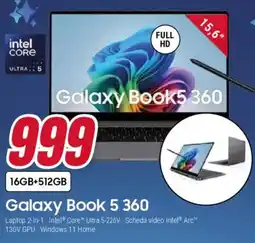 Trony Samsung Galaxy Book 5 360 offerta