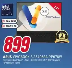 Trony ASUS VIVOBOOK S S5406SA-PP078W offerta