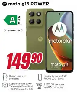 Trony motorola moto g15 POWER offerta