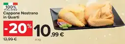 Carrefour Market Cappone Nostrano in Quarti offerta