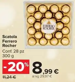 Carrefour Market Scatola Ferrero Rocher offerta