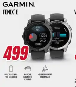 Trony Garmin. fenix E offerta