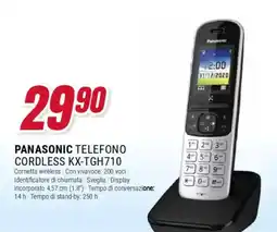 Trony PANASONIC TELEFONO CORDLESS KX-TGH710 offerta