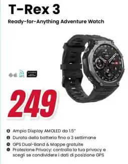 Trony Amazfit T-Rex 3 offerta