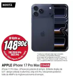 Trony APPLE iPhone 17 Pro Max offerta