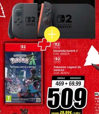 Nintendo Switch 2 e Pokemon Legend ZA Switch2