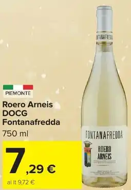 Carrefour Market Roero Arneis DOCG Fontanafredda offerta