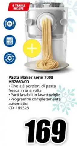 MediaWorld PHILIPS Pasta Maker Serie 7000 HR2660/00 offerta
