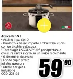 MediaWorld LAGOSTINA Amica Eco offerta