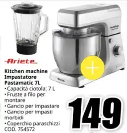 MediaWorld Ariete Kitchen machine Impastatore Pastamatic offerta