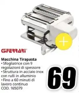 MediaWorld GFERRARI Macchina Tirapasta offerta
