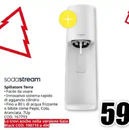MediaWorld sodastream Spillatore Terra offerta