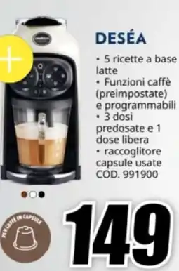 MediaWorld Lavazza deséa offerta